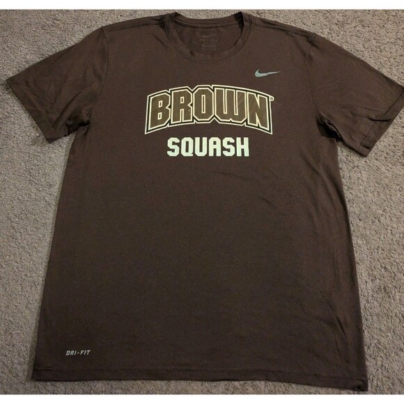 Nike Dri-Fit Brown University Bears Squash Ivy League T-Shirt Men's Large - Picture 2 of 6